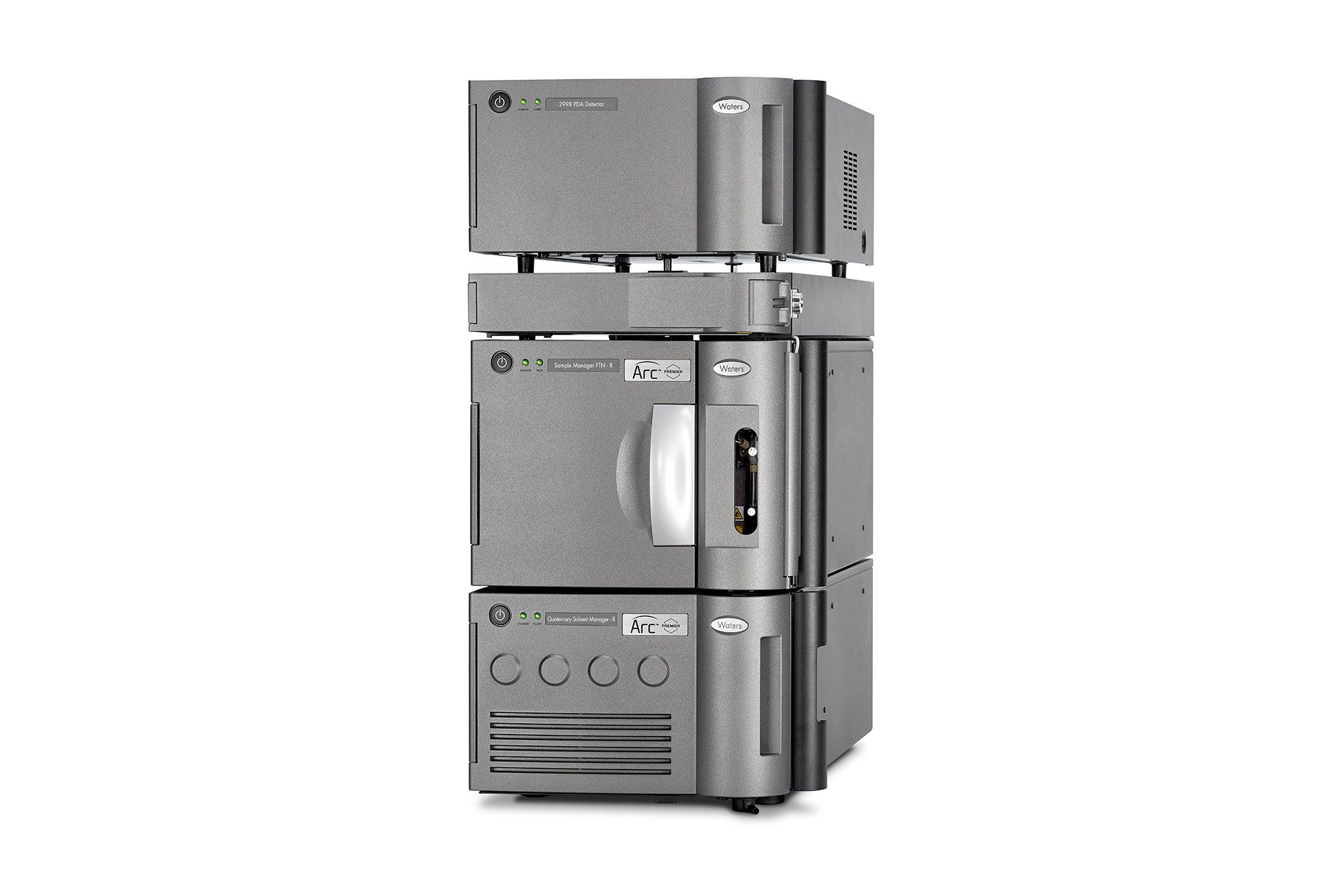 Arc Premier系统采用MaxPeak HPS技术设计，通过与MaxPeak Premier 2.5 µm色谱柱配合使用，可提高棘手化合物的数据质量。