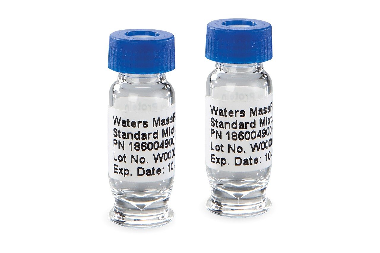 SEC蛋白质混标是专门针对ACQUITY UPLC BEH 200 Å、BEH 125 Å和BEH 450 Å色谱柱配制的蛋白质混合物。