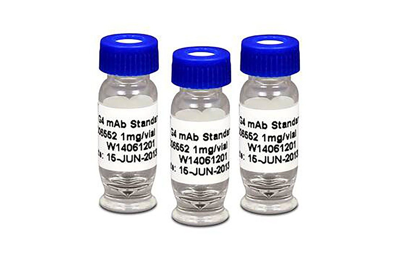 Waters Intact mAb Mass Check Standard is ideal for higher molecular weight intact mass measurements. 
