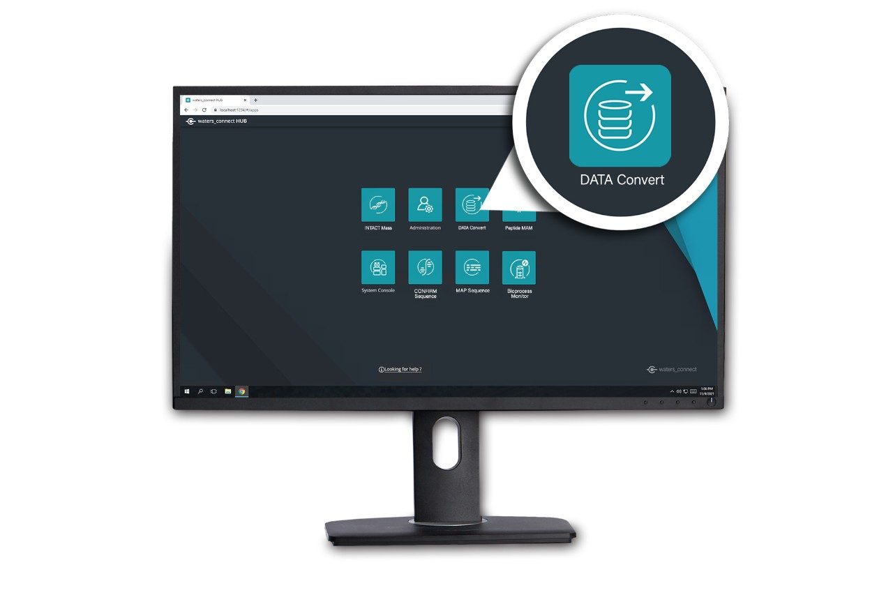 waters_connect for Data Readiness and the Data Convert application