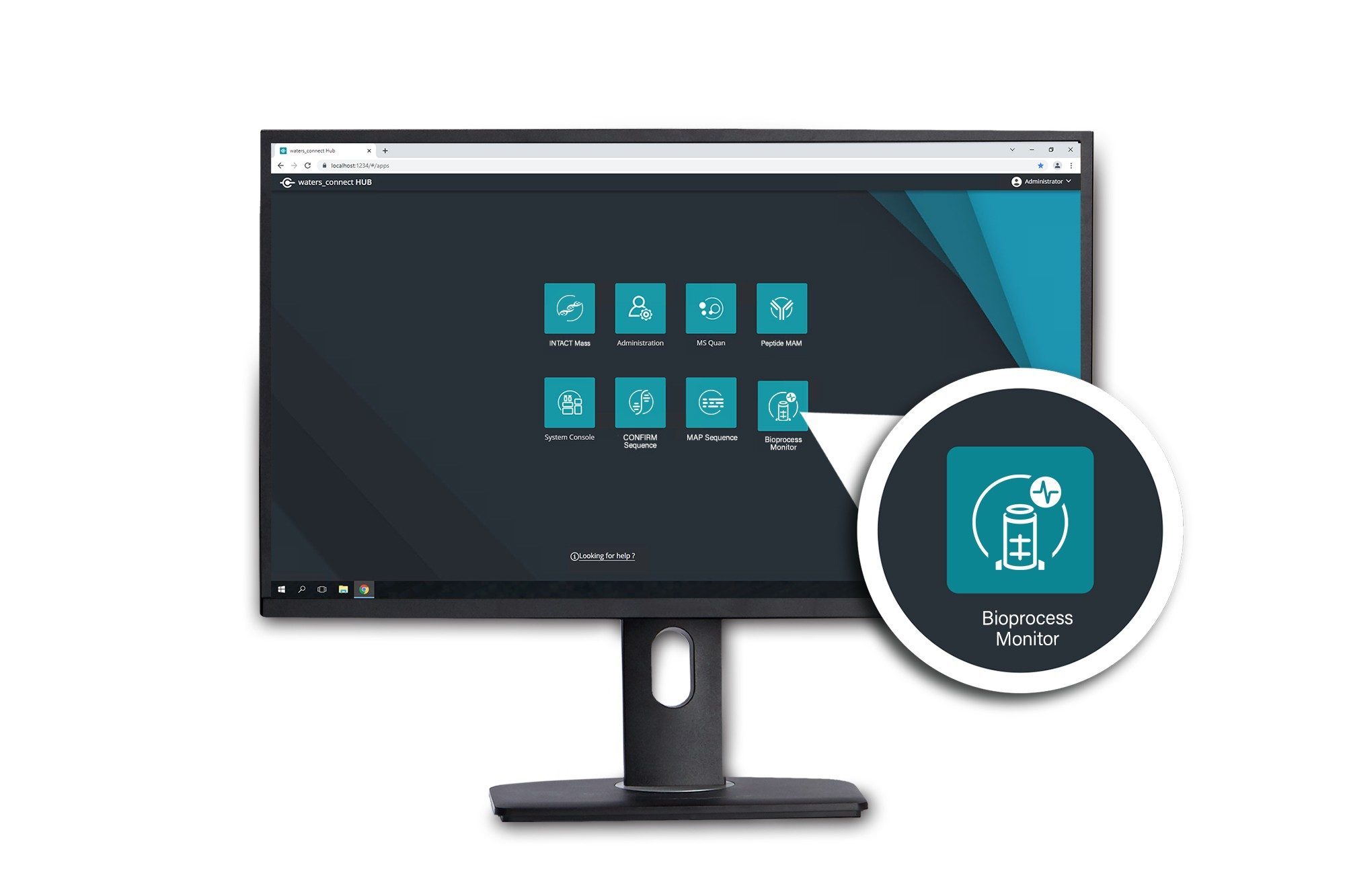 waters_connect Bioprocess Monitor App结合LC-UV和/或LC-MS数据，可用于常规分析消耗型培养基组分和/或蛋白质效价，从而支持生物工艺过程中对生物反应器的日常监测。
