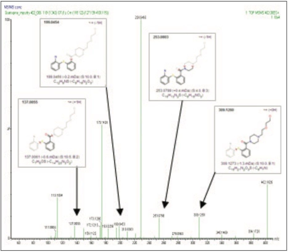  Fragment analysis.