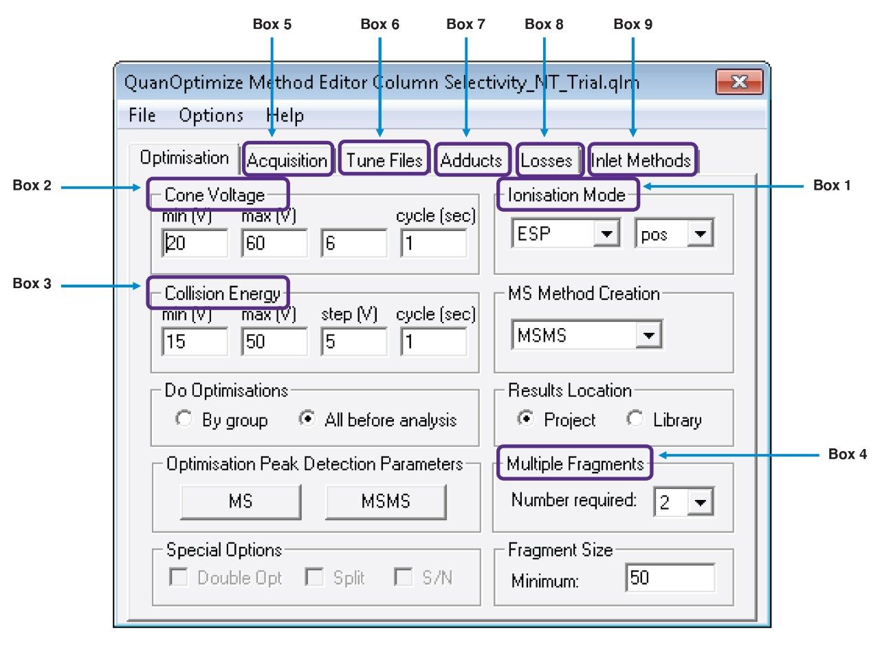 QuanOptimize方法编辑器