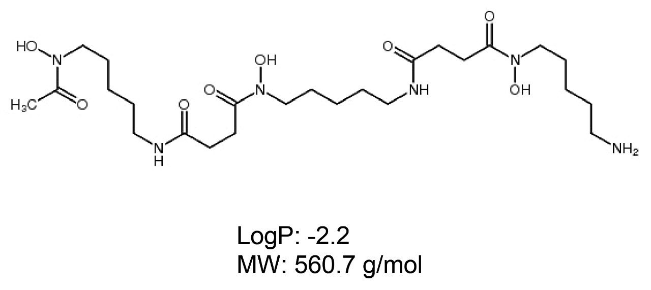 去铁胺(DFO)的化学结构和关键性质