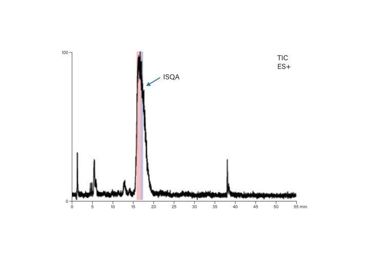 Figure 54. Preparative MS chromatogram for ISQA.